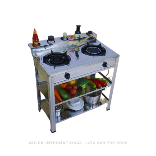 Nulek 2Hob Standing Gas Stove - Model NKG-221B